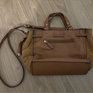 Liz Claiborne Tan and Brown Shoulder Bag